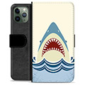 Bolsa tipo Carteira - iPhone 11 Pro - Mandíbulas de Tubarão