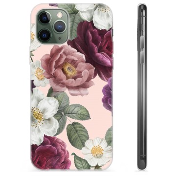 Capa de TPU para iPhone 11 Pro  - Flores Românticas