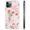 Capa de TPU - iPhone 11 Pro - Flores em Aquarela