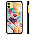 Capa Protectora - iPhone 11 - Retrato Abstrato