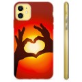 Capa de TPU - iPhone 11 - Silhueta de Coração