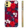 Capa de TPU para iPhone 11  - Flores Vintage