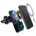 Carregador Sem Fio Magnético / Suporte de Ventilação de Carro SZDJ N16 para iPhone 12/13 - 15W