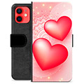Bolsa tipo Carteira - iPhone 12 mini - Amor