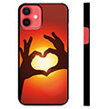Capa Protectora - iPhone 12 mini - Silhueta de Coração