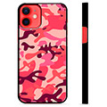Capa Protectora - iPhone 12 mini - Camuflagem Rosa