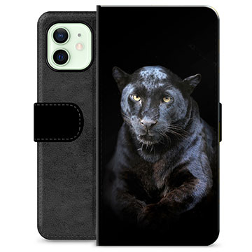 Bolsa tipo Carteira - iPhone 12 - Pantera Negra