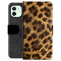 Bolsa tipo Carteira para iPhone 12  - Leopardo
