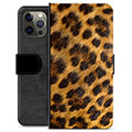 Bolsa tipo Carteira - iPhone 12 Pro Max - Leopardo