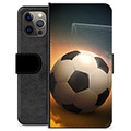 Bolsa tipo Carteira - iPhone 12 Pro Max - Futebol