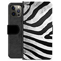 Bolsa tipo Carteira - iPhone 12 Pro Max - Zebra