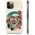 Capa de TPU - iPhone 12 Pro Max - Colagem Abstrata