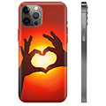 Capa de TPU - iPhone 12 Pro Max - Silhueta de Coração