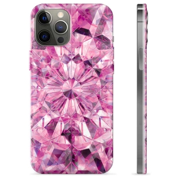 Capa de TPU - iPhone 12 Pro Max - Cristal Rosa