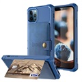 Capa de TPU para iPhone 12 Pro Max com Suporte para Cartão - Azul