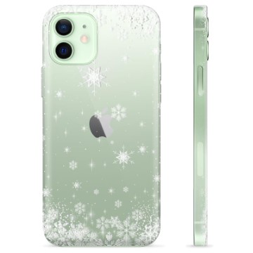Capa de TPU para iPhone 12  - Flocos de Neve