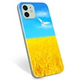 Capa de TPU Ucrânia  para iPhone 12  - Campo de trigo