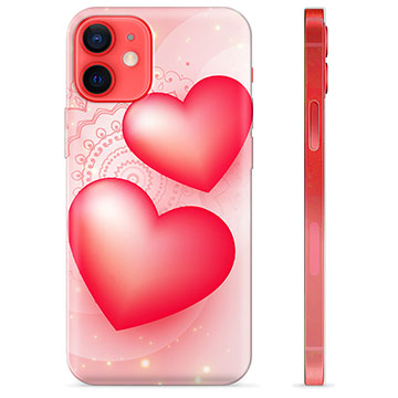 Capa de TPU para iPhone 12 mini  - Amor