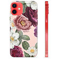 Capa de TPU para iPhone 12 mini  - Flores Românticas