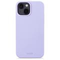 Capa de silicone Holdit para iPhone 13/14 - Púrpura