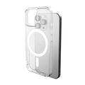 Capa magnética resistente para iPhone 13/14 Prio - Transparente