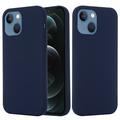 Capa de silicone líquido para iPhone 13 - Compatível com MagSafe - Azul Escuro
