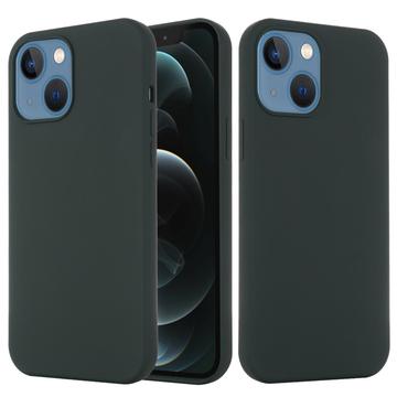 Capa de silicone líquido para iPhone 13 - Compatível com MagSafe - Verde Escuro