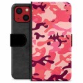 Bolsa tipo Carteira - iPhone 13 Mini - Camuflagem Rosa