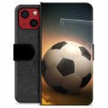 Bolsa tipo Carteira - iPhone 13 Mini - Futebol