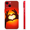 Capa de TPU - iPhone 13 Mini - Silhueta de Coração