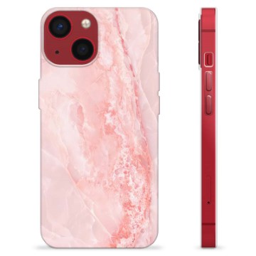 Capa de TPU - iPhone 13 Mini - Mármore Rosa