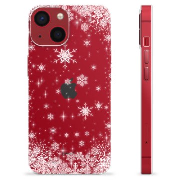 Capa de TPU - iPhone 13 Mini - Flocos de Neve