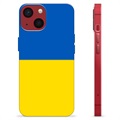 Capa de TPU Bandeira da Ucrânia  - iPhone 13 Mini - Amarelo e azul claro