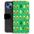 Bolsa tipo Carteira - iPhone 13 - Padrão de Abacate