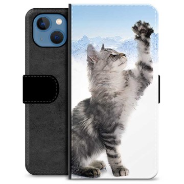 Bolsa tipo Carteira - iPhone 13 - Gato