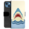 Bolsa tipo Carteira - iPhone 13 - Mandíbulas de Tubarão