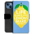 Bolsa tipo Carteira - iPhone 13 - Limões
