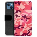 Bolsa tipo Carteira - iPhone 13 - Camuflagem Rosa