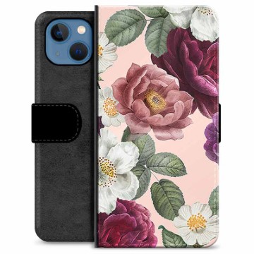 Bolsa tipo Carteira - iPhone 13 - Flores Românticas