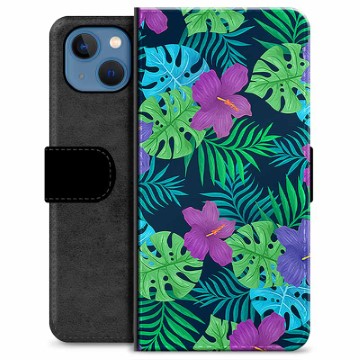 Bolsa tipo Carteira - iPhone 13 - Flores Tropicais