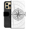 Bolsa tipo Carteira - iPhone 13 Pro Max - Bússola