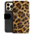 Bolsa tipo Carteira - iPhone 13 Pro Max - Leopardo