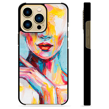 Capa Protectora - iPhone 13 Pro Max - Retrato Abstrato