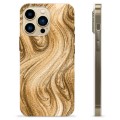 Capa de TPU - iPhone 13 Pro Max - Areia Dourada