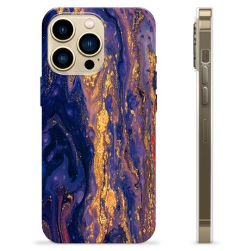 Capa de TPU - iPhone 13 Pro Max - Crepúsculo Dourado