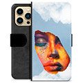 Bolsa tipo Carteira - iPhone 13 Pro Max - Pintura Facial