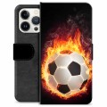 Bolsa tipo Carteira - iPhone 13 Pro - Chama do Futebol