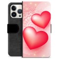 Bolsa tipo Carteira - iPhone 13 Pro - Amor