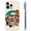 Capa de TPU - iPhone 13 Pro - Colagem Abstrata