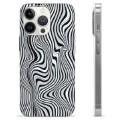 Capa de TPU - iPhone 13 Pro - Zebra Hipnotizante
